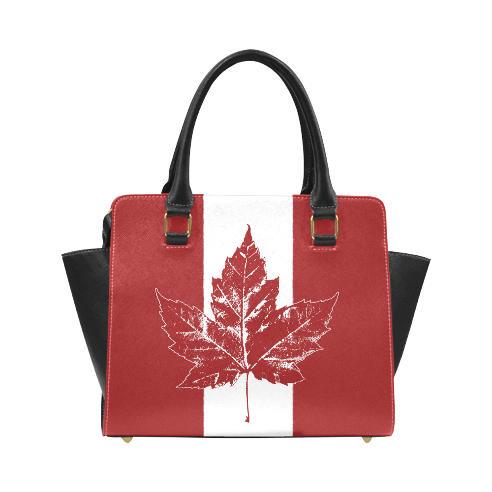 Cool Canada Flag Purses Retro Canada Bags Classic Shoulder Handbag (Model 1653)