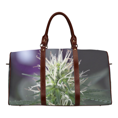 Female Cannabis Flower Waterproof Travel Bag/Small (Model 1639)