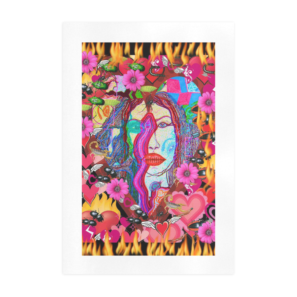 Psychedelic Alyce Art Print 19‘’x28‘’