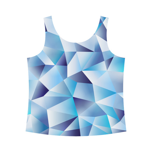 cold as ice All Over Print Tank Top for Women (Model T43)