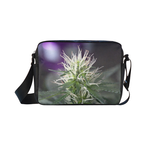 Female Cannabis Flower Classic Cross-body Nylon Bags (Model 1632)