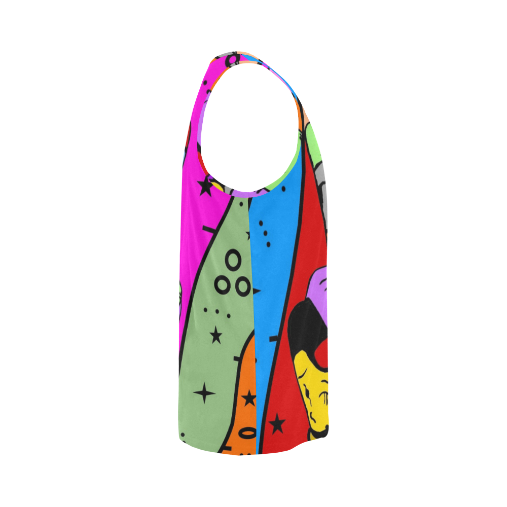 Peace by Nico Bielow All Over Print Tank Top for Men (Model T43)