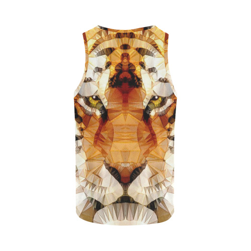 abstract tiger All Over Print Tank Top for Women (Model T43)
