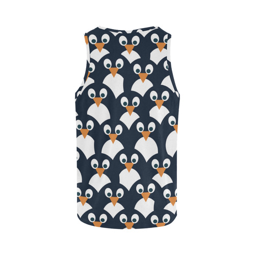 Penguin Pattern All Over Print Tank Top for Men (Model T43)