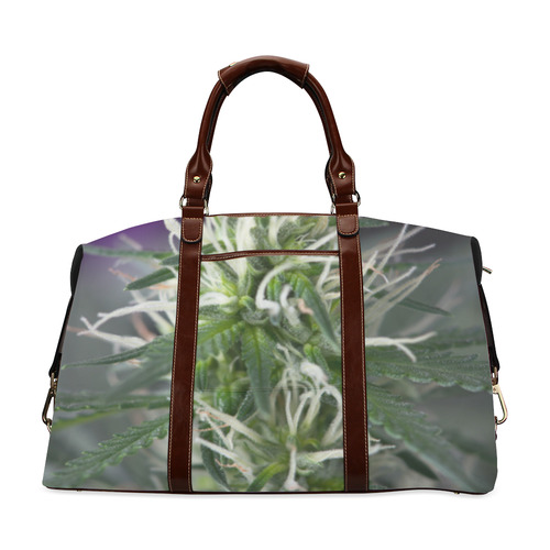 Female Cannabis Flower Classic Travel Bag (Model 1643) Remake