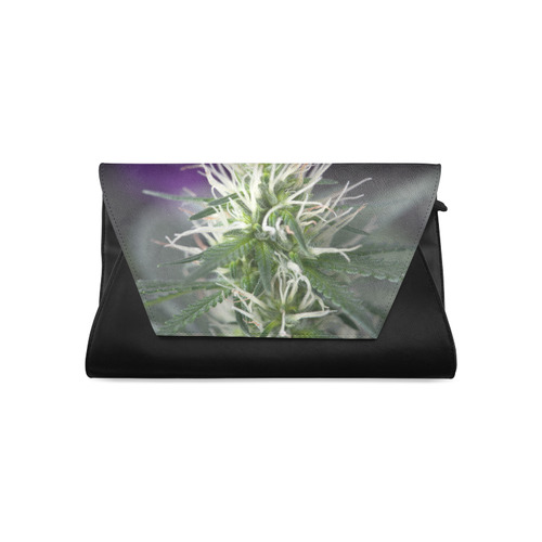 Female Cannabis Flower Clutch Bag (Model 1630)