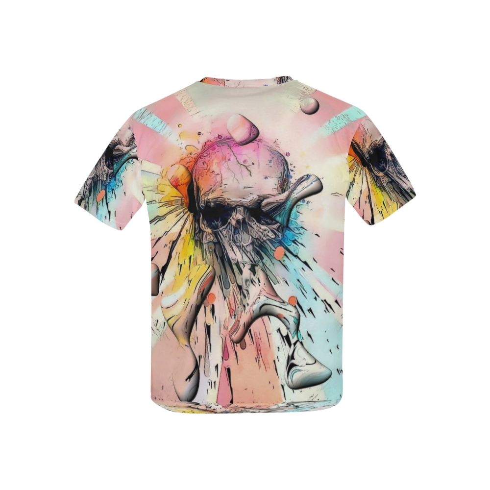 Rainbow Drops by Nico Bielow Kids' All Over Print T-shirt (USA Size) (Model T40)