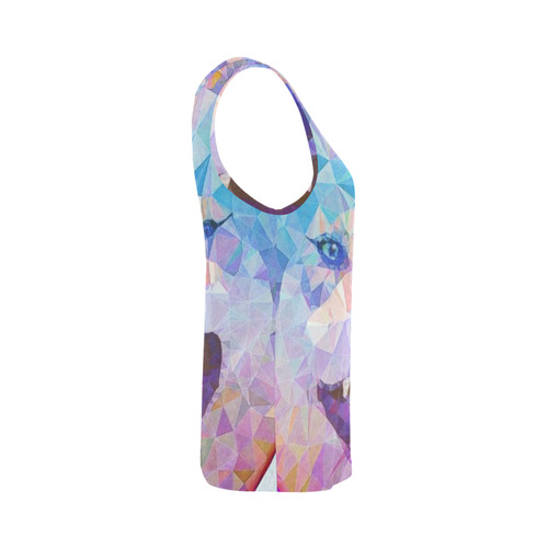 abstract wolf All Over Print Tank Top for Women (Model T43)
