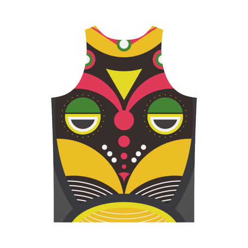 African Traditional Tribal Mask All Over Print Tank Top for Men (Model T43)