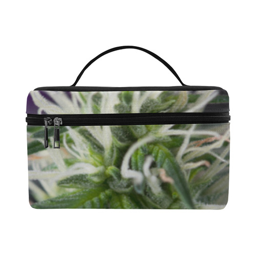 Female Cannabis Flower Cosmetic Bag/Large (Model 1658)