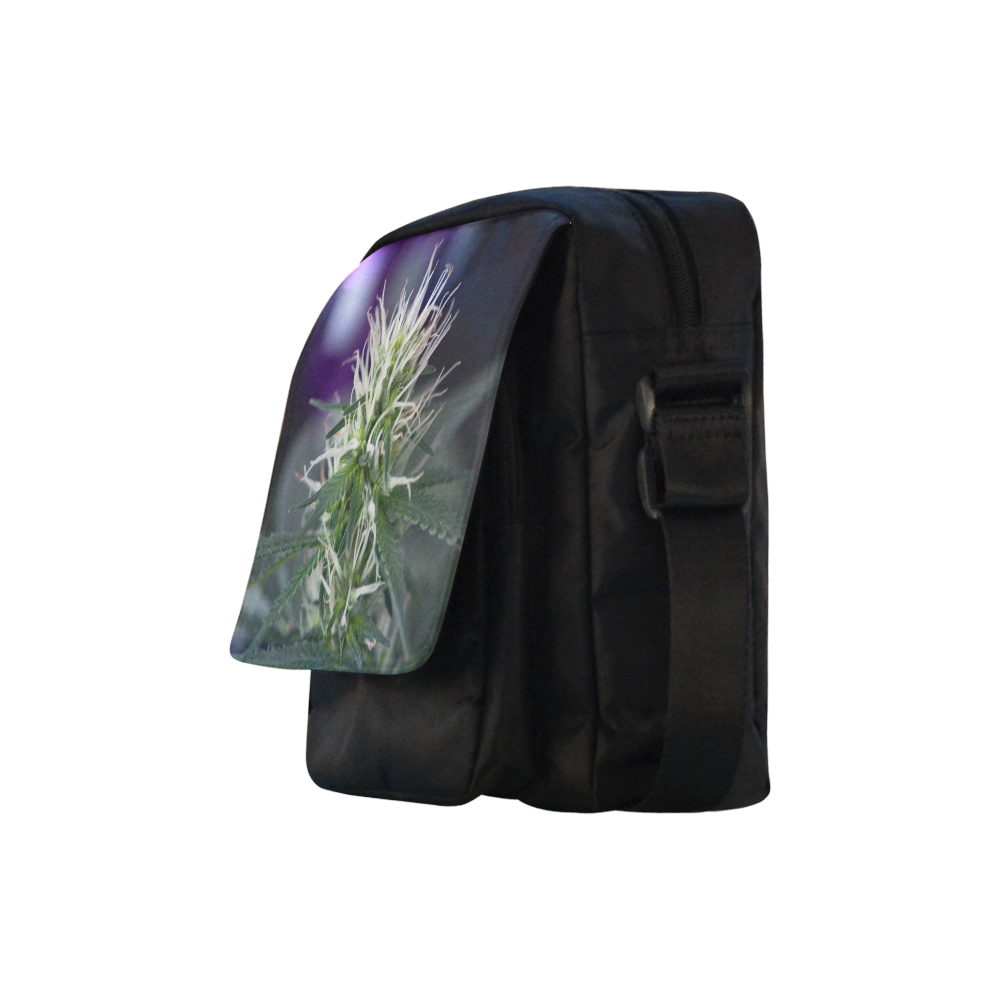 Female Cannabis Flower Crossbody Nylon Bags (Model 1633)