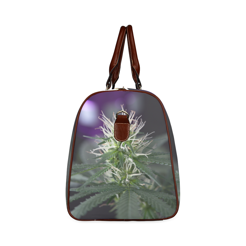 Female Cannabis Flower Waterproof Travel Bag/Small (Model 1639)