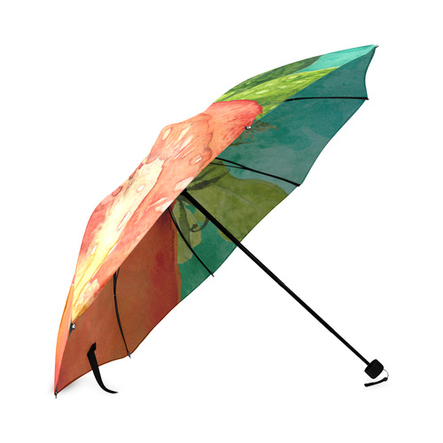 Tomatoe Watercolor Foldable Umbrella (Model U01)