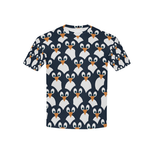 Penguin Pattern Kids' All Over Print T-shirt (USA Size) (Model T40)