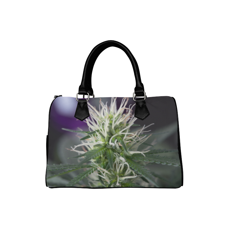 Female Cannabis Flower Boston Handbag (Model 1621)