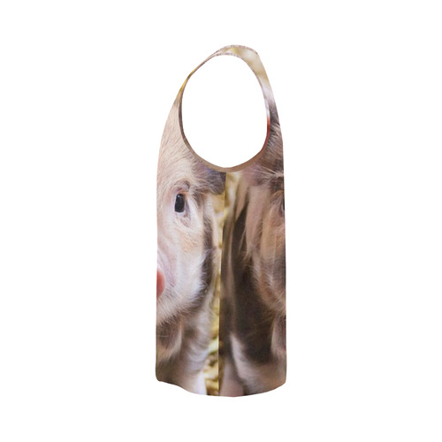 Adorable Baby - Piglet All Over Print Tank Top for Men (Model T43)