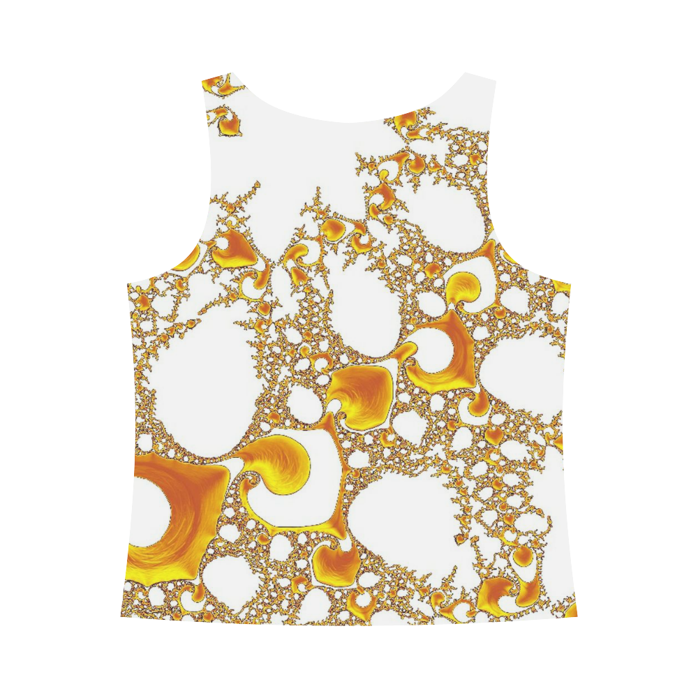 special fractal 04 orange All Over Print Tank Top for Women (Model T43)