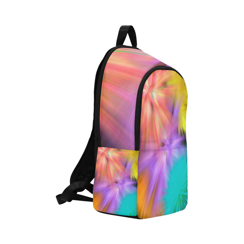 Fireworks Fabric Backpack for Adult (Model 1659)