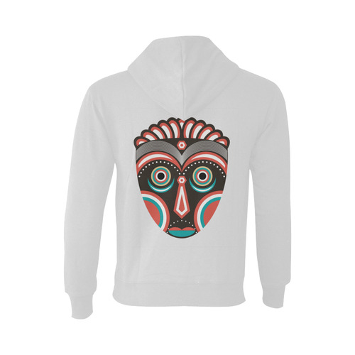 Lulua Ethnic Tribal Mask Oceanus Hoodie Sweatshirt (NEW) (Model H03)