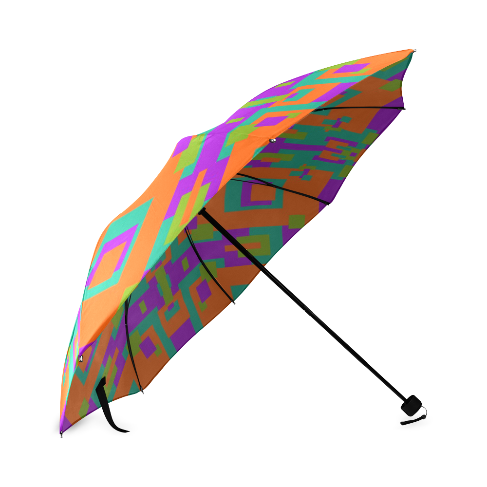 Mango Tango Design Umbrella Foldable Umbrella (Model U01)