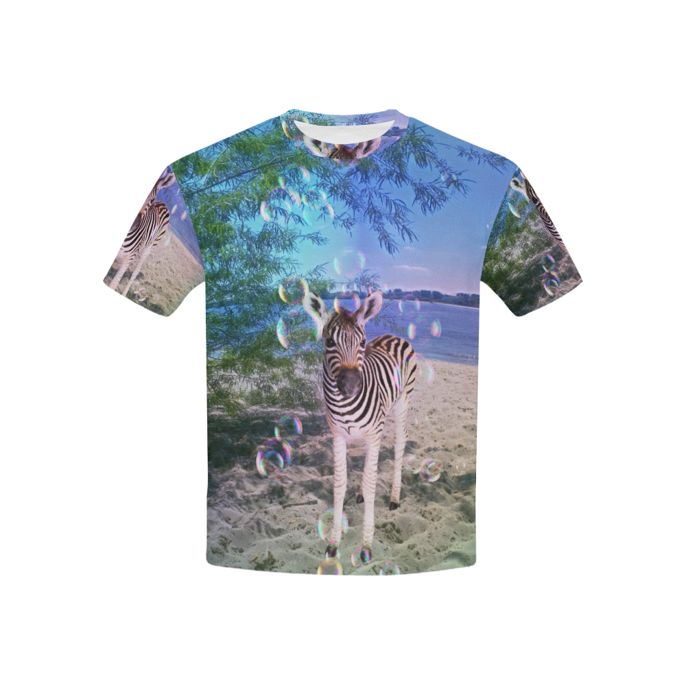 Little cute zebra Kids' All Over Print T-shirt (USA Size) (Model T40)