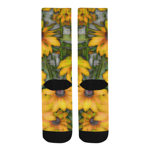 Amazing Floral 28A by FeelGood Trouser Socks