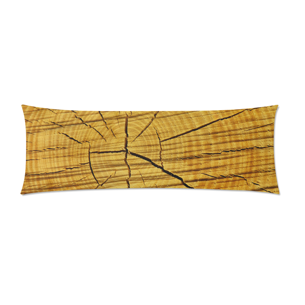 Sun of Wood Custom Zippered Pillow Case 21"x60"(Two Sides)