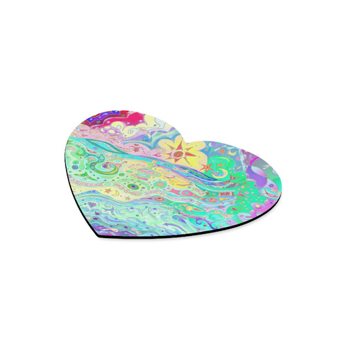 Beltaine Seashore Dreaming Art MousePad Heart-shaped Mousepad