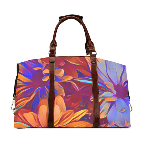 Amazing Floral 27 A by FeelGood Classic Travel Bag (Model 1643) Remake