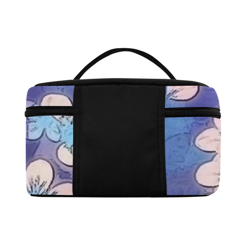 lovely floral 29 C by FeelGood Cosmetic Bag/Large (Model 1658)
