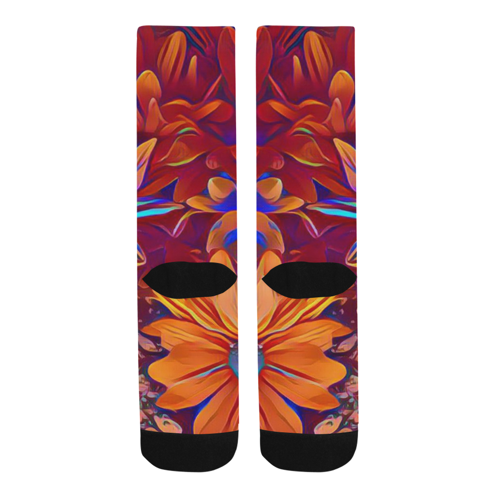 Amazing Floral 27 A by FeelGood Trouser Socks