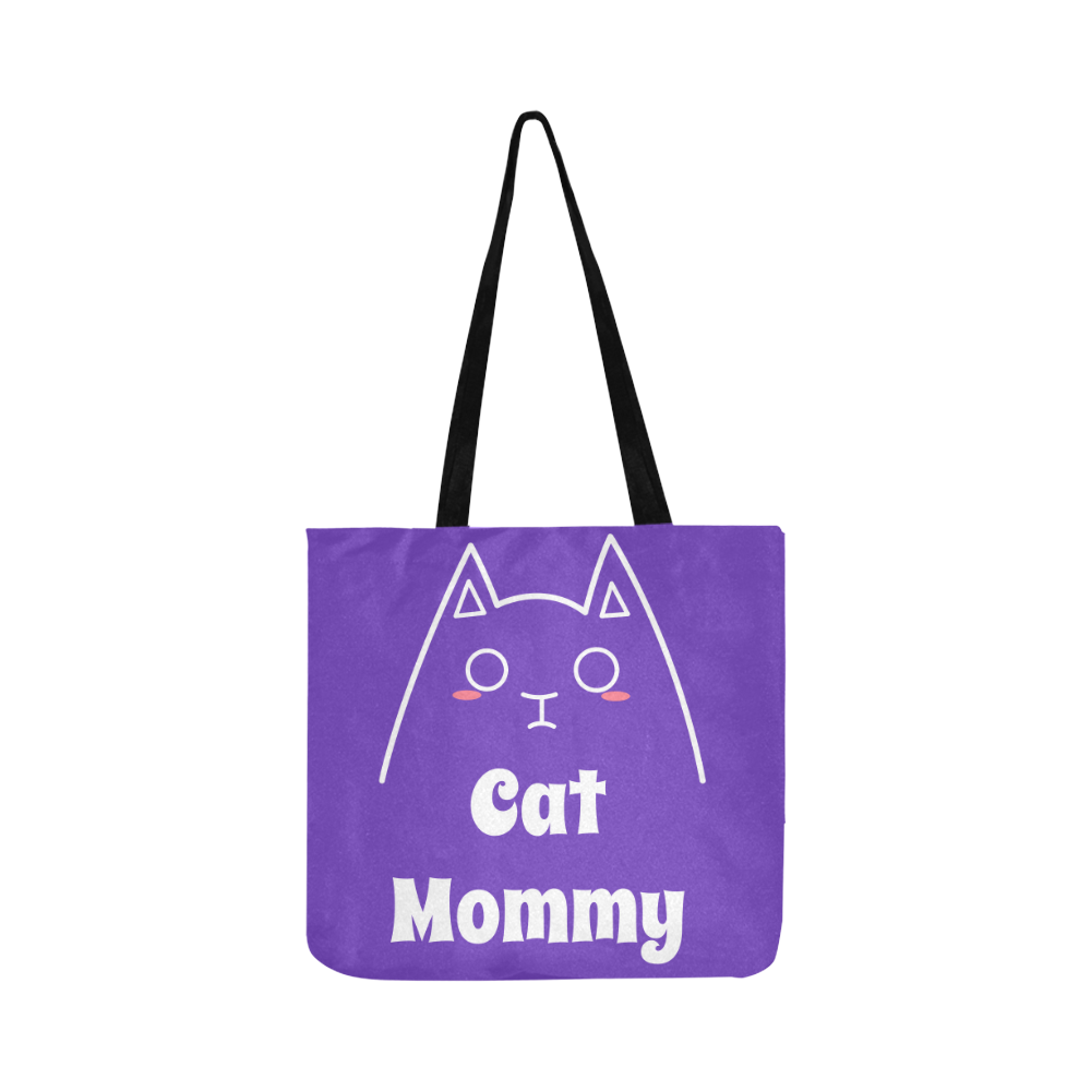 Love My Cat Mommy Reusable Shopping Bag Model 1660 (Two sides)