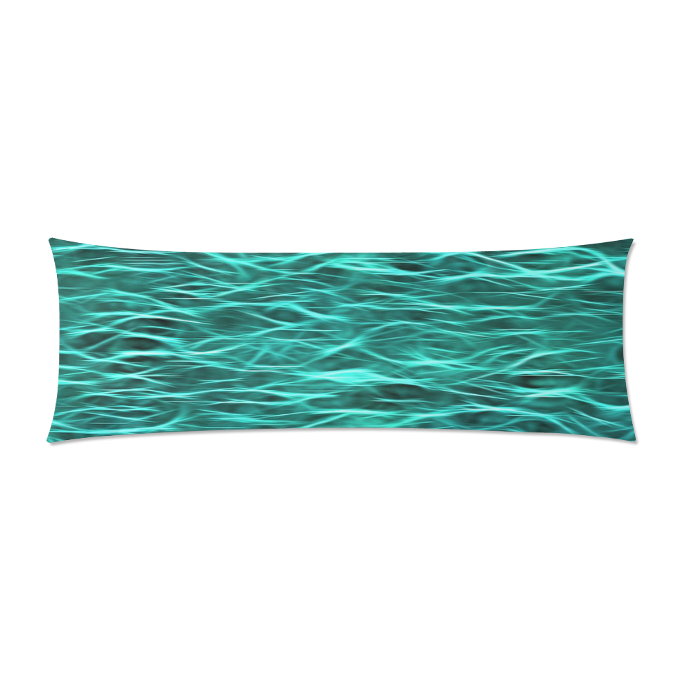 Water of Neon Custom Zippered Pillow Case 21"x60"(Two Sides)