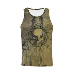 Amazing skull with skeletons All Over Print Tank Top for Men (Model T43)