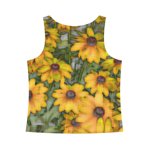 Amazing Floral 28A by FeelGood All Over Print Tank Top for Women (Model T43)