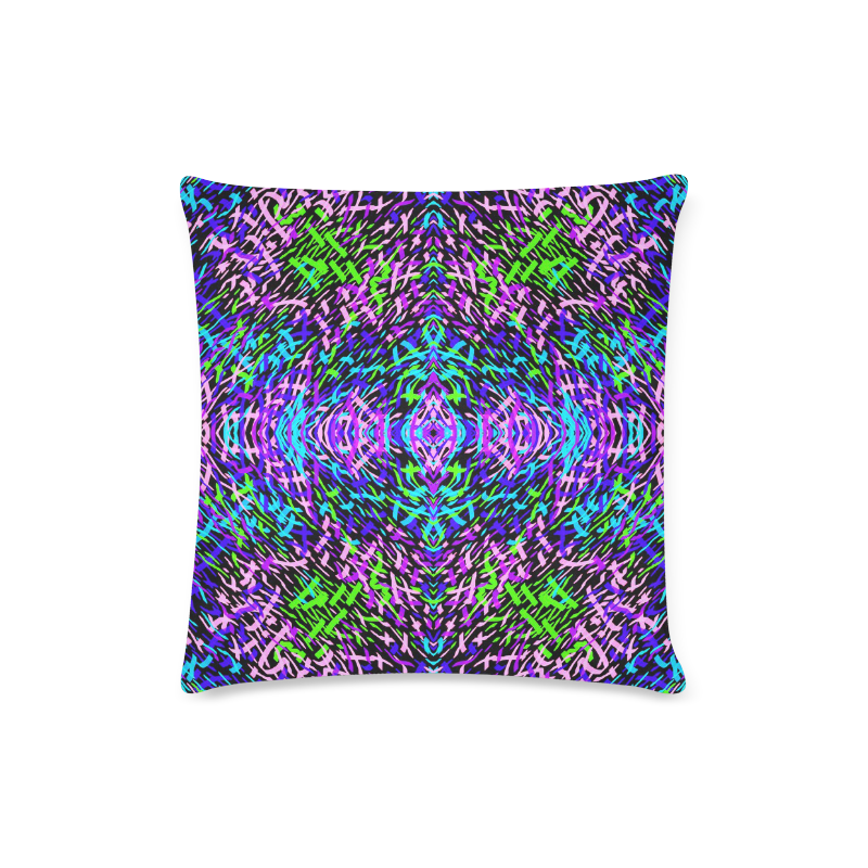 GrassWorld Blue, Purple, Green Custom Zippered Pillow Case 16"x16"(Twin Sides)