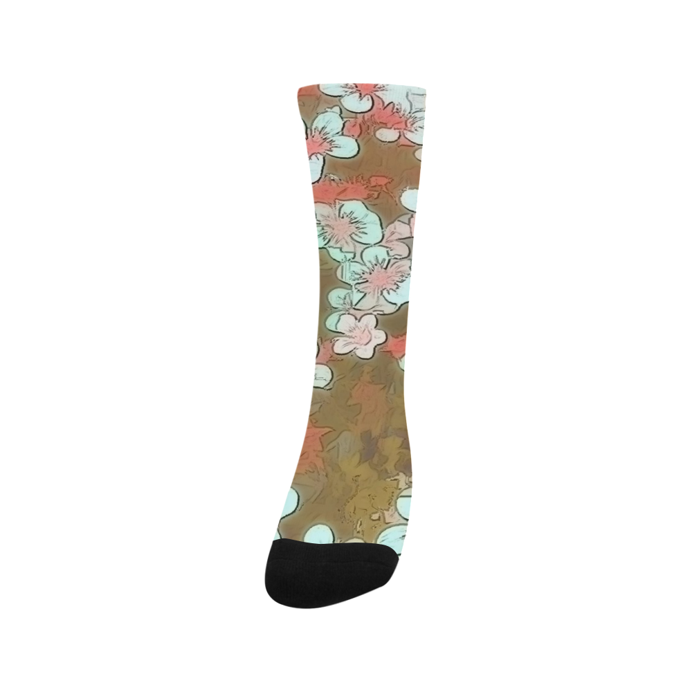 lovely floral 29 A by FeelGood Trouser Socks