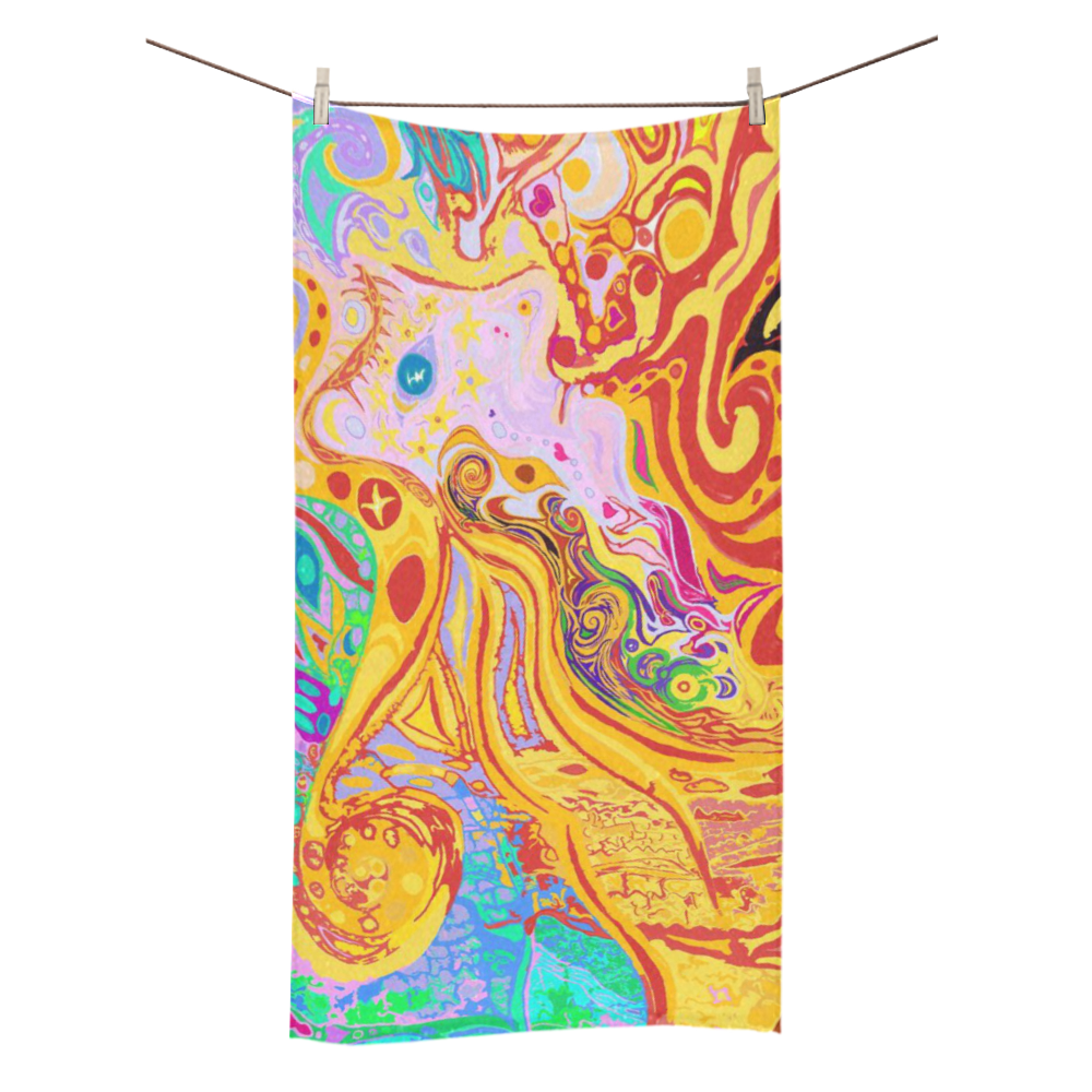 Hair of the Divine Universe Art Towel 2 Bath Towel 30"x56"