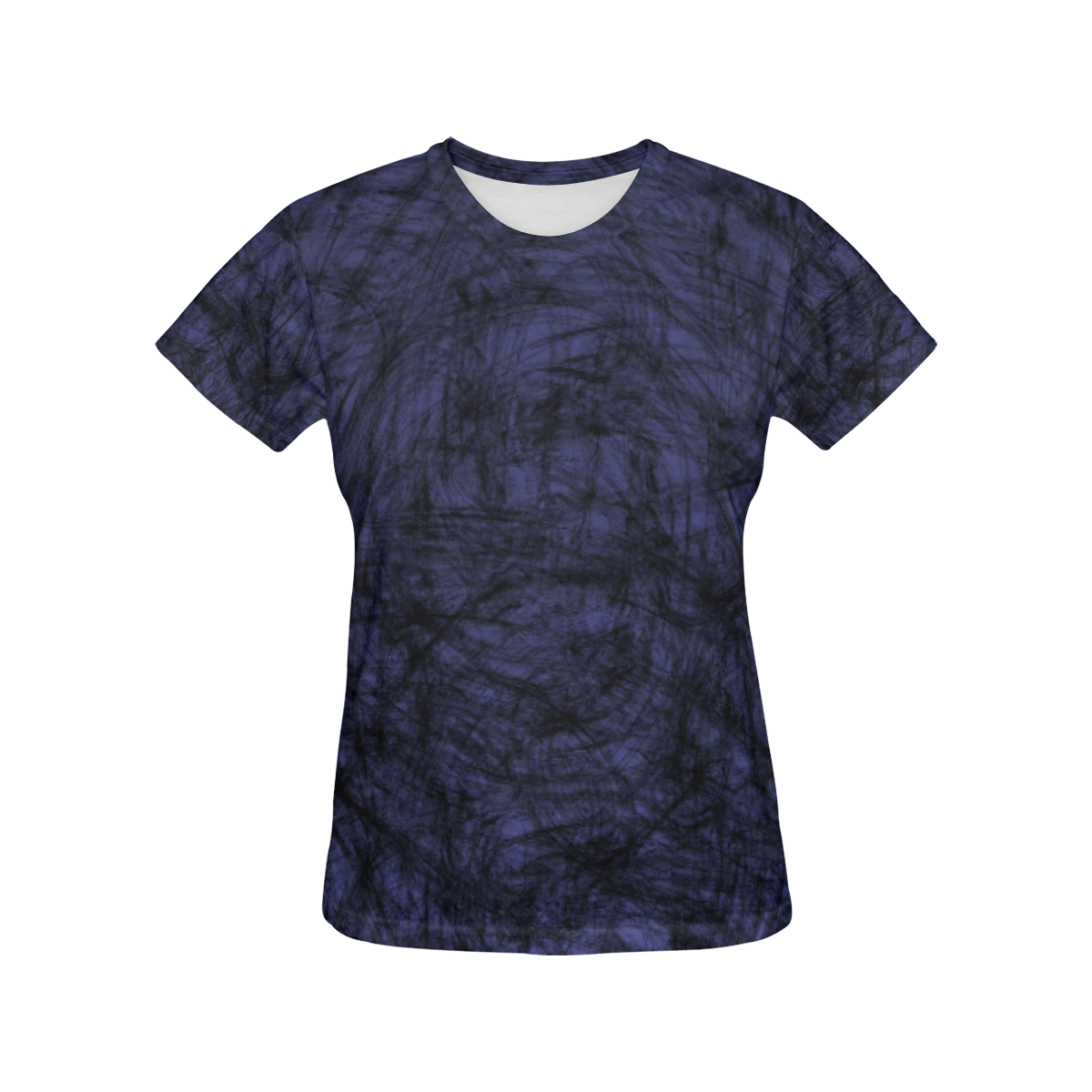 Glue gradient grunge scratch VAS2 All Over Print T-Shirt for Women (USA Size) (Model T40)