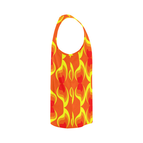 FLAMES All Over Print Tank Top for Men (Model T43)