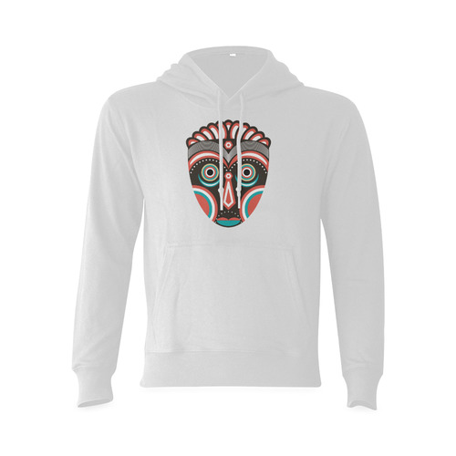 Lulua Ethnic Tribal Mask Oceanus Hoodie Sweatshirt (Model H03)