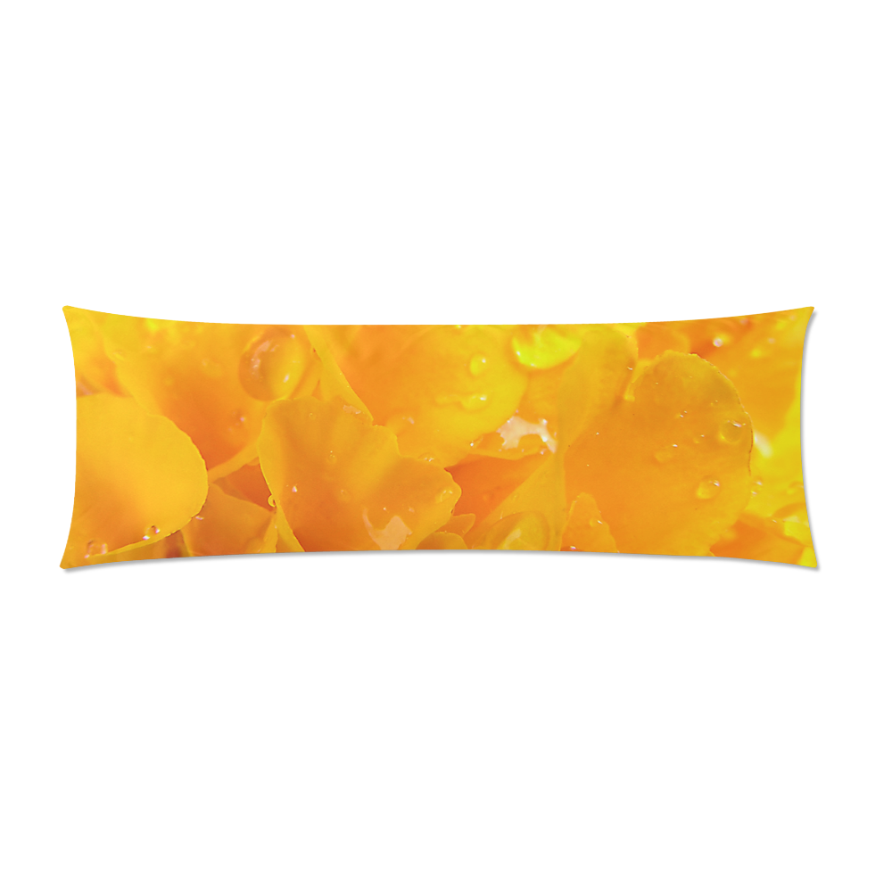 Tagetes Custom Zippered Pillow Case 21"x60"(Two Sides)