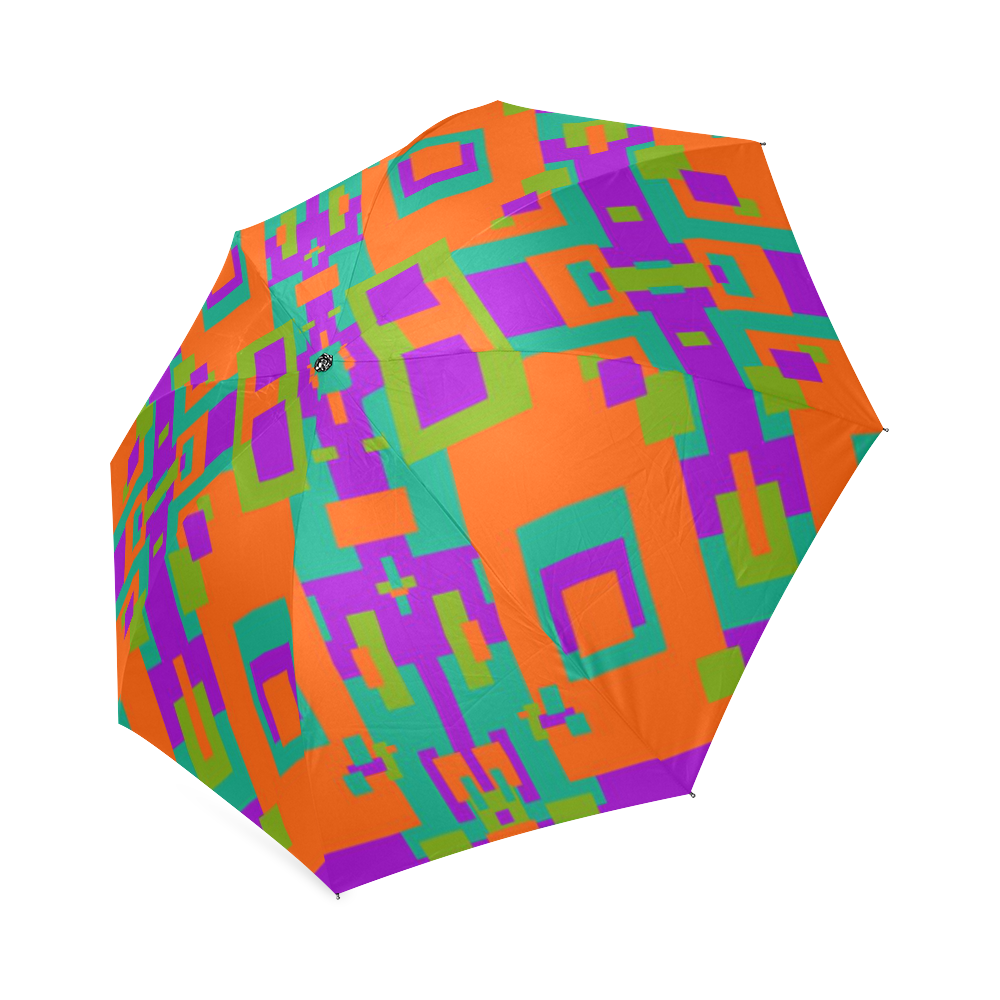 Mango Tango Design Umbrella Foldable Umbrella (Model U01)