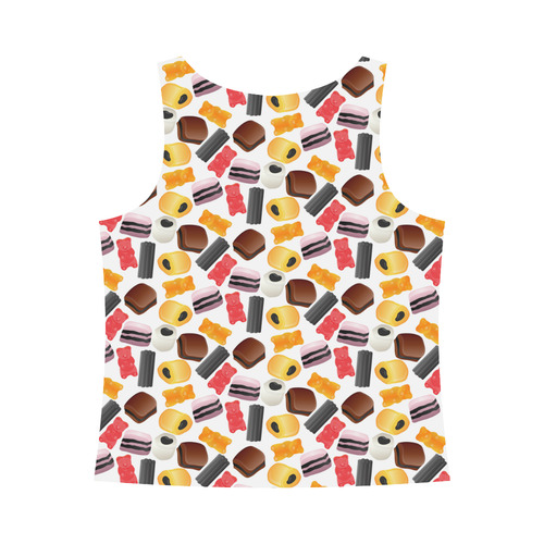Yummy All Over Print Tank Top for Women (Model T43)