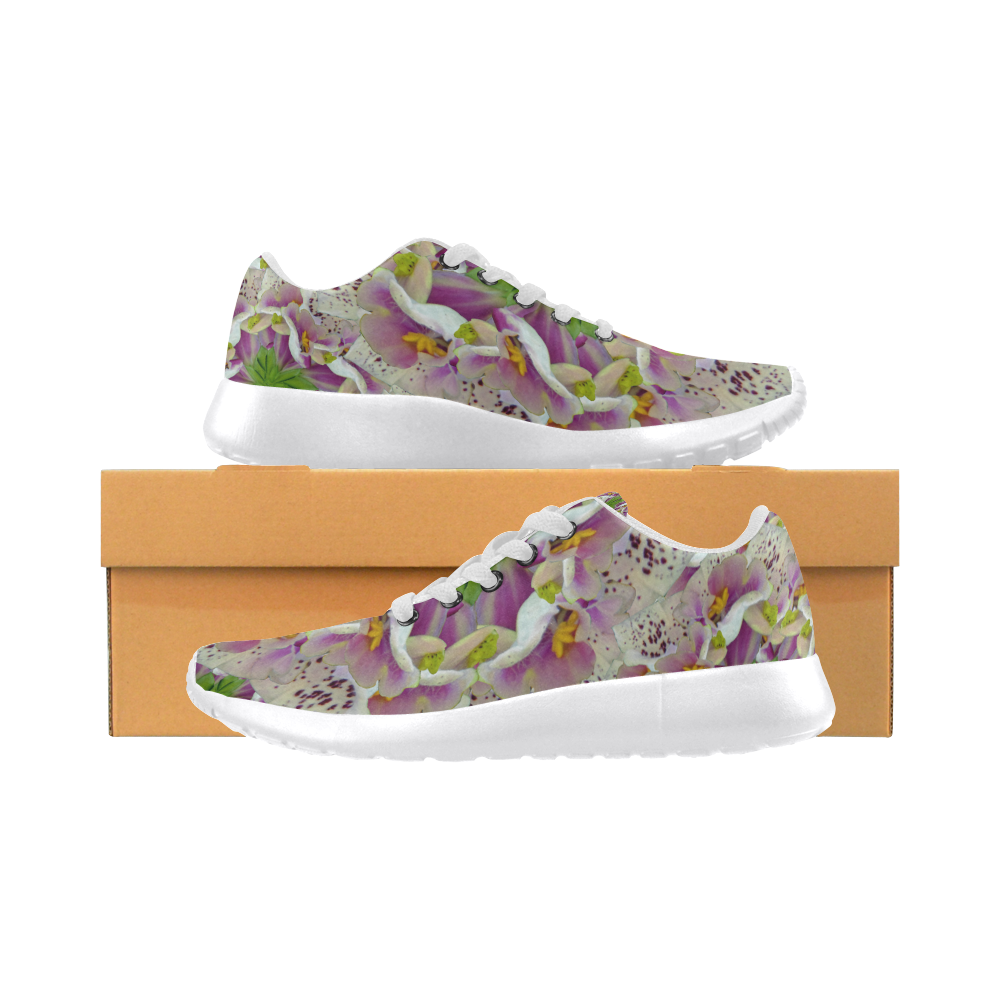 Digitalis Purpurea Flora Women’s Running Shoes (Model 020)