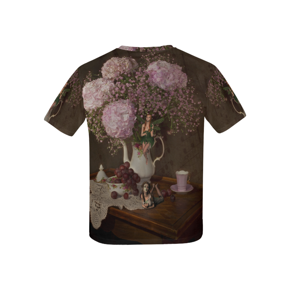 A Fairy Dreaming In Pastel Kids' All Over Print T-shirt (USA Size) (Model T40)