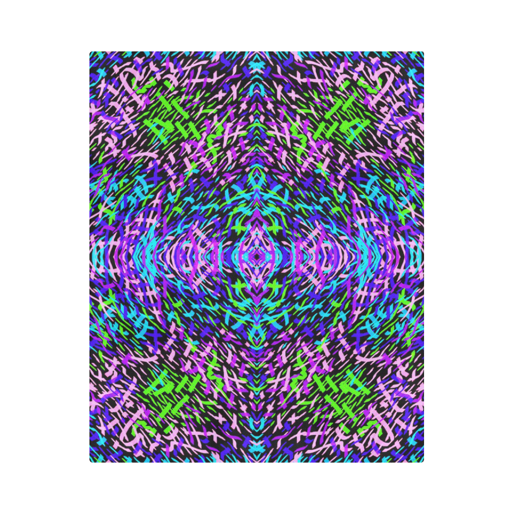 GrassWorld Blue, Purple, Green Design Duvet Cover Duvet Cover 86"x70" ( All-over-print)
