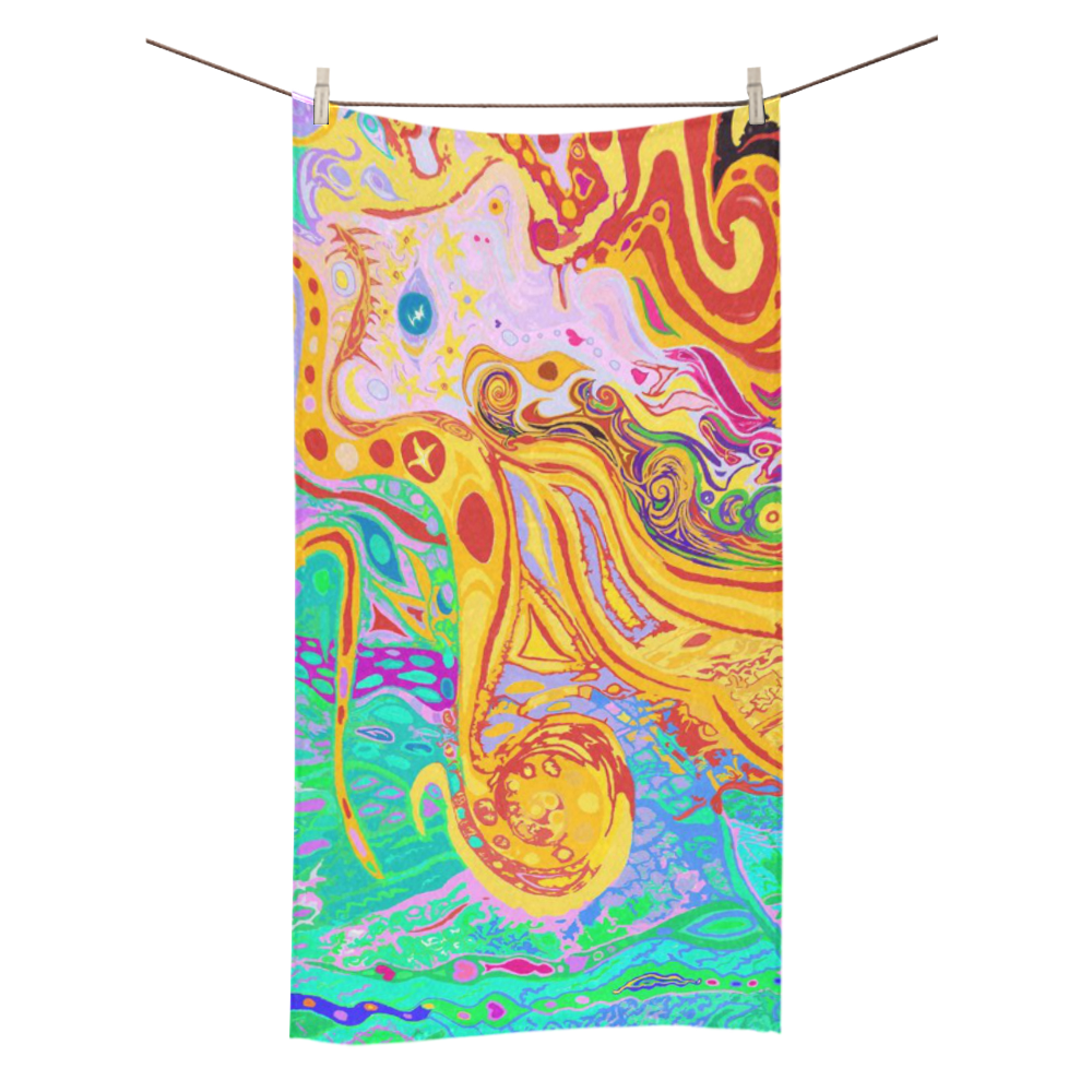 Hair of the Divine Universe Art Towel 1 Bath Towel 30"x56"