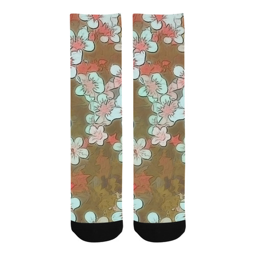 lovely floral 29 A by FeelGood Trouser Socks