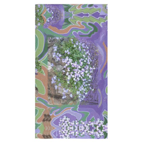Purple Flower Photo Art Towel Bath Towel 30"x56"